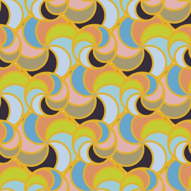 soyut geometrik renk desenli vektör çizimi