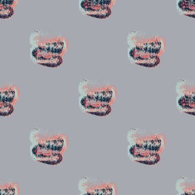 Bulutlar Dikişsiz desen şeklinde suluboya soyut leke.