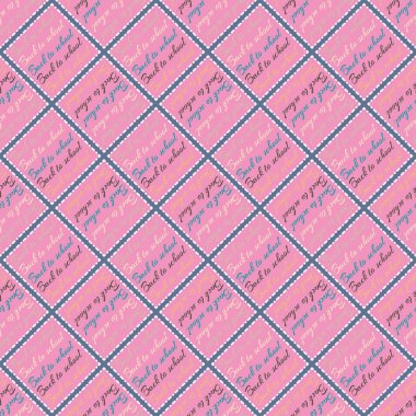 Okul hazırlıkları, arka plan için yeni dikişsiz desen. 