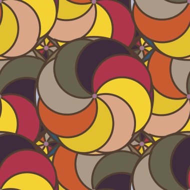 soyut geometrik renk desenli vektör çizimi