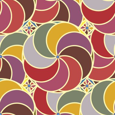 soyut geometrik renk desenli vektör çizimi