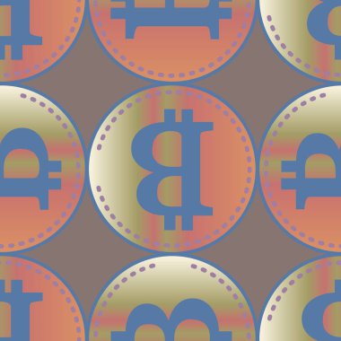 bitcoins parlak parlak pahalı sikkeleri ile Seamless modeli 