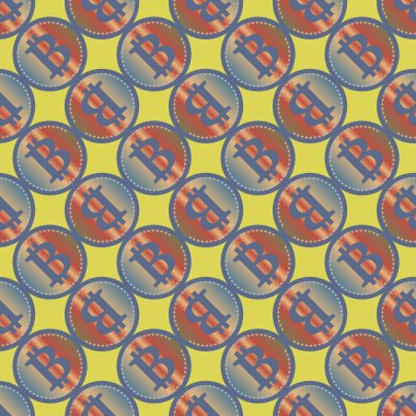 bitcoins parlak parlak pahalı sikkeleri ile Seamless modeli 