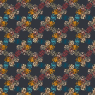 Soyut renkli seamless modeli, arka plan