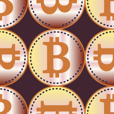 bitcoins parlak parlak pahalı sikkeleri ile Seamless modeli 