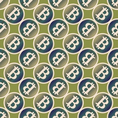 bitcoins parlak parlak pahalı sikkeleri ile Seamless modeli 