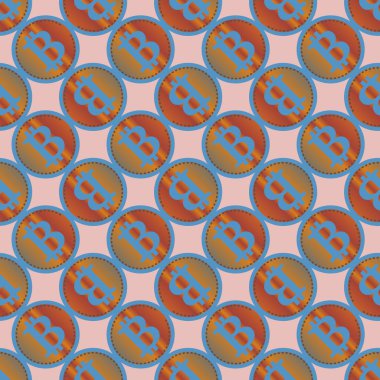 bitcoins parlak parlak pahalı sikkeleri ile Seamless modeli 