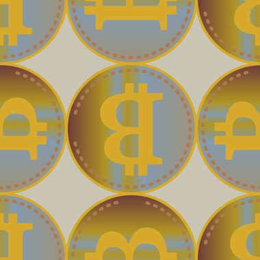 bitcoins parlak parlak pahalı sikkeleri ile Seamless modeli 