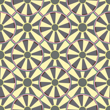 soyut geometrik renk desenli vektör çizimi