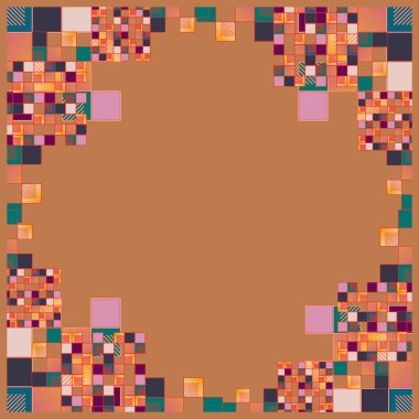 soyut geometrik renksiz desen