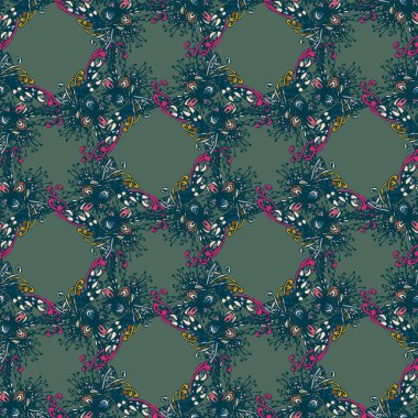 Soyut seamless modeli el yapımı doodle ile yeni tasarım çalışmaları için