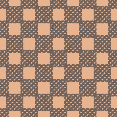 Soyut hasır geometrik seamless modeli. Vektör çizim 