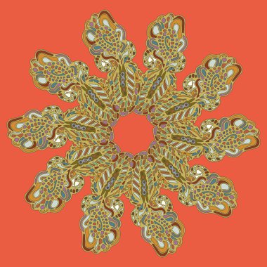 Stil zentangle yeni simetrik mandala doodle ile sanat esin kaynağı oldu. Duvar kağıdı, desen dolgularını, web sayfaları, yüzey dokuları için dekoratif nesne-ebilmek var olmak kullanılmış.