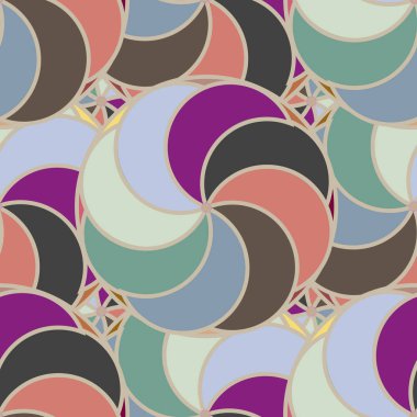 soyut geometrik renk desenli vektör çizimi