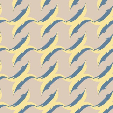 Yunuslar su altında çizim arka planı için bir sürü ile sorunsuz doku