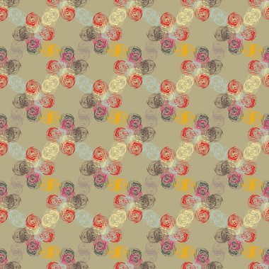 Soyut renkli seamless modeli, arka plan