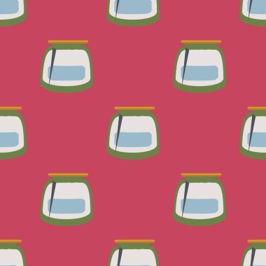 Kavanoz ile rustik ev konserve yeni dikişsiz desen arka planı için.