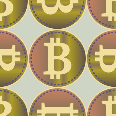 bitcoins parlak parlak pahalı sikkeleri ile Seamless modeli 