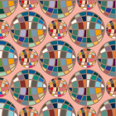 Renk seamless modeli ile işbirliği dünya küre.