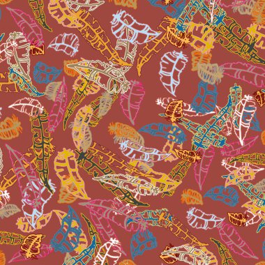 Tüyler, vektör çizim ile zemin 