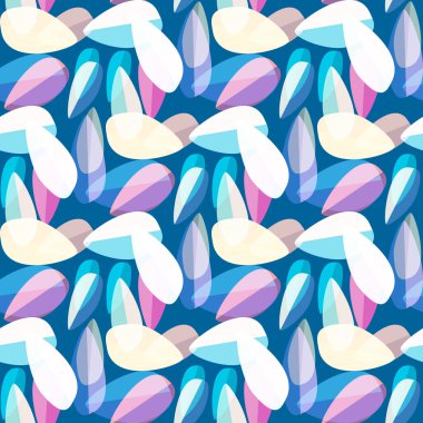 Parlak arka plan Dikişsiz desen çok renkli yapraklarda.