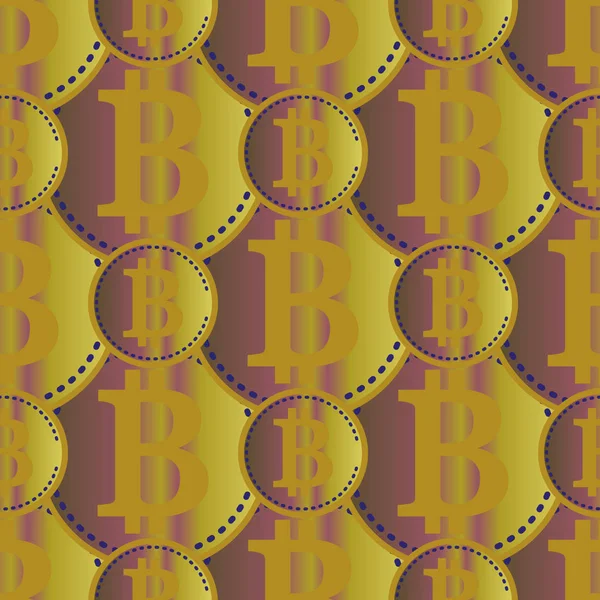 bitcoins parlak parlak pahalı sikkeleri ile Seamless modeli 