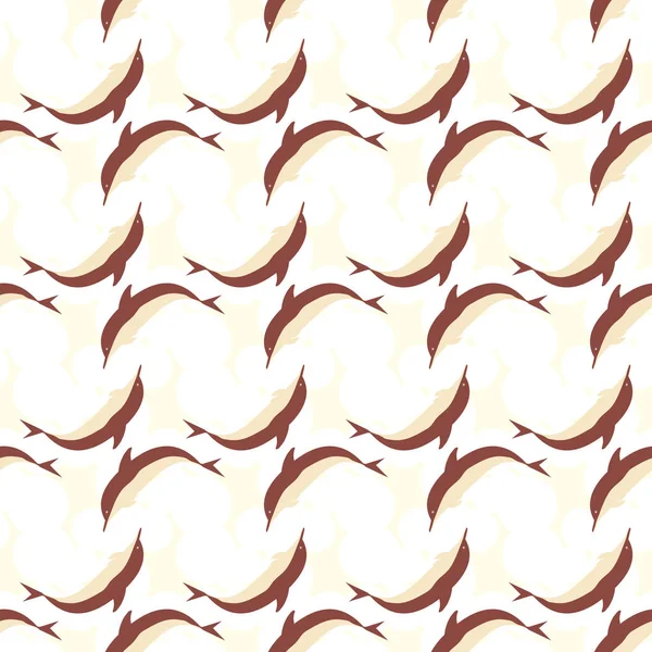 Yunuslar su altında çizim arka planı için bir sürü ile sorunsuz doku