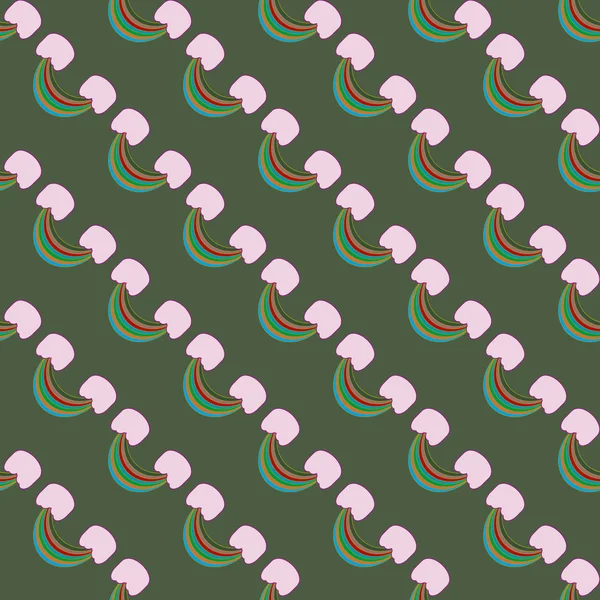 Gökkuşağı seamless modeli. Gökkuşağı Dizayn Tekstil, iç tasarım, keten, vb için. Şirin soyut çocuklar arka plan.