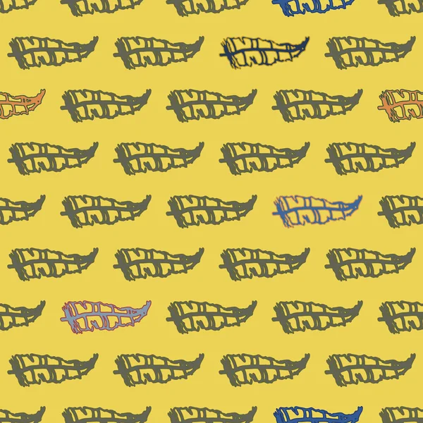 Tüyler, vektör çizim ile zemin 