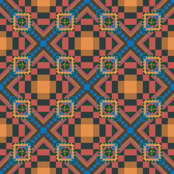 Geometrik etnik desen sorunsuz tasarım arka plan veya duvar kağıdı için