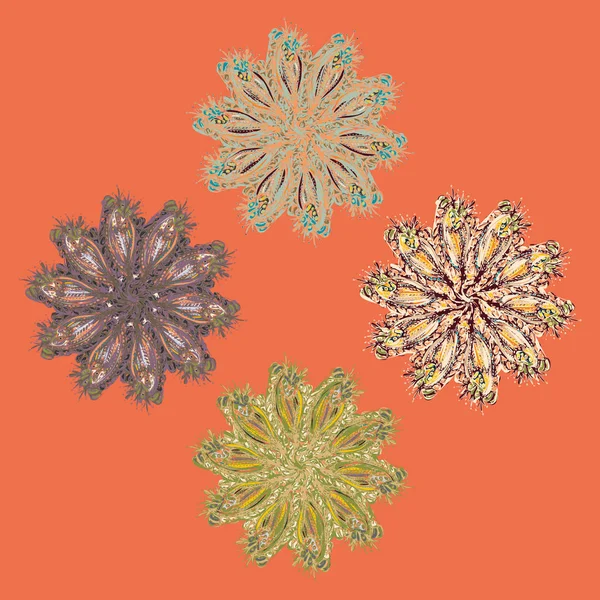 Stil zentangle yeni simetrik mandala doodle ile sanat esin kaynağı oldu. Duvar kağıdı, desen dolgularını, web sayfaları, yüzey dokuları için dekoratif nesne-ebilmek var olmak kullanılmış.