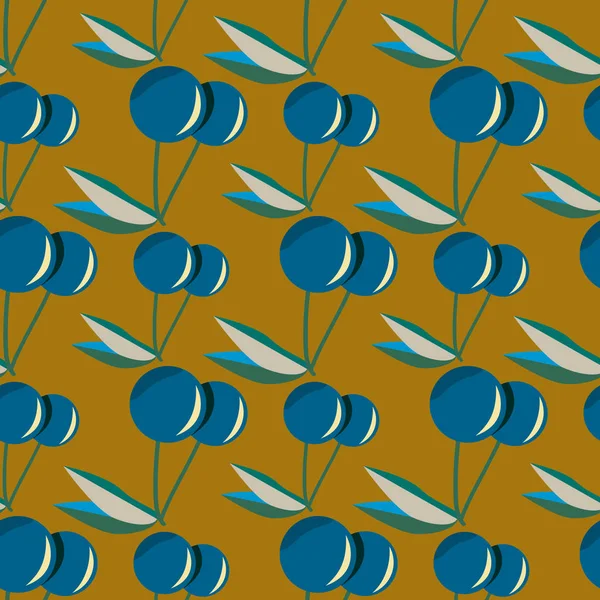 kiraz seamless modeli. Tekstil Ambalaj ve duvar kağıtları için iyi.