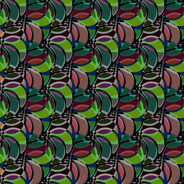 soyut geometrik renk desenli vektör çizimi