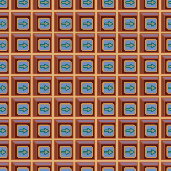 Ok düğmeleri ile Dikişsiz soyut desen