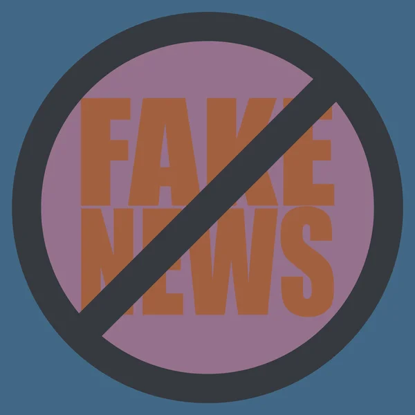 Modello Concettuale Senza Cuciture Con Logo Fake News Problemi Globali — Vettoriale Stock