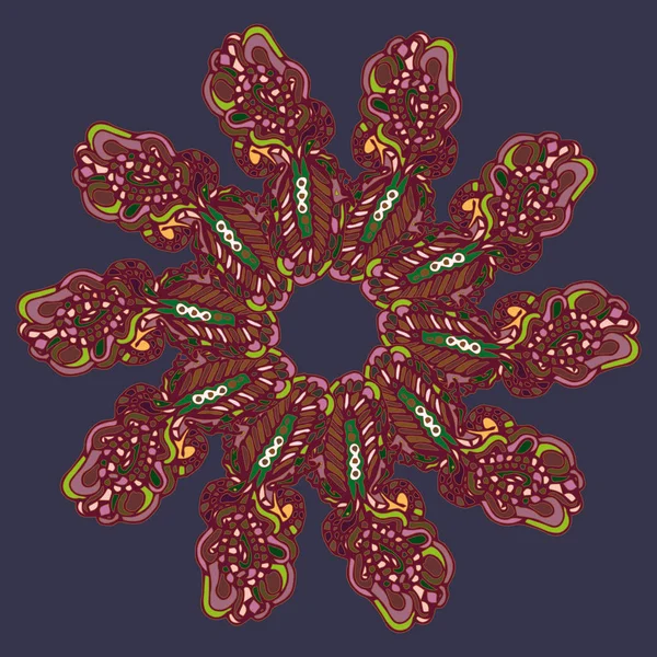 Stil zentangle yeni simetrik mandala doodle ile sanat esin kaynağı oldu. Duvar kağıdı, desen dolgularını, web sayfaları, yüzey dokuları için dekoratif nesne-ebilmek var olmak kullanılmış.