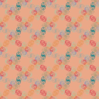 Soyut renkli seamless modeli, arka plan