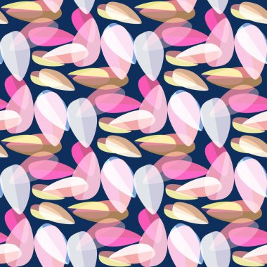 Parlak arka plan Dikişsiz desen çok renkli yapraklarda.