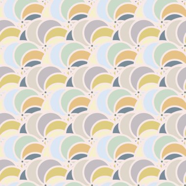 soyut geometrik renk desenli vektör çizimi