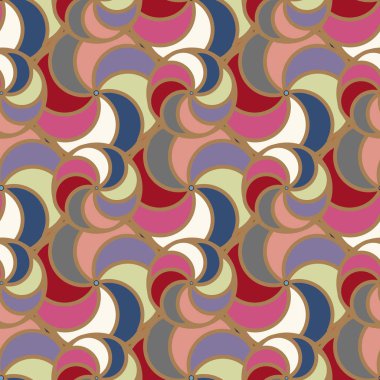 soyut geometrik renk desenli vektör çizimi