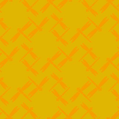 Dekoratif renkli seamless modeli ile şirin yusufçuk