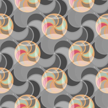 soyut geometrik renk desenli vektör çizimi