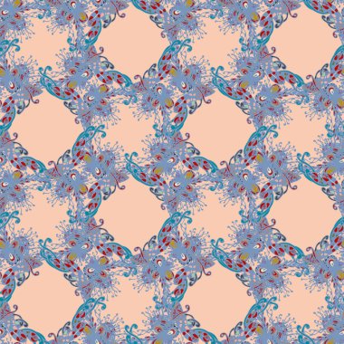 Soyut seamless modeli el yapımı doodle ile yeni tasarım çalışmaları için