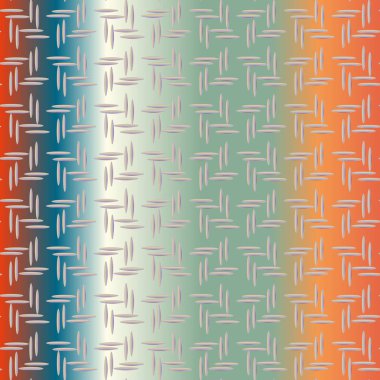 Metal ızgara Dikişsiz desen vektör çizim.