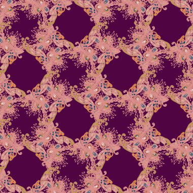 Soyut seamless modeli el yapımı doodle ile yeni tasarım çalışmaları için