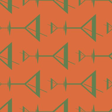 Tropik kokteyller renkli seamless modeli