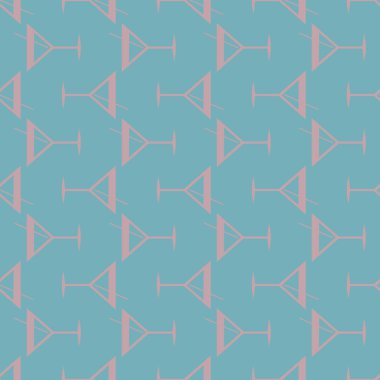 Tropik kokteyller renkli seamless modeli