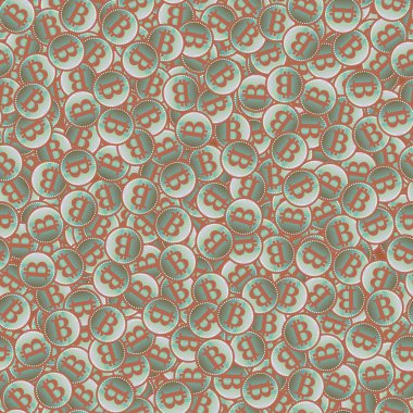 bitcoins parlak parlak pahalı sikkeleri ile Seamless modeli 