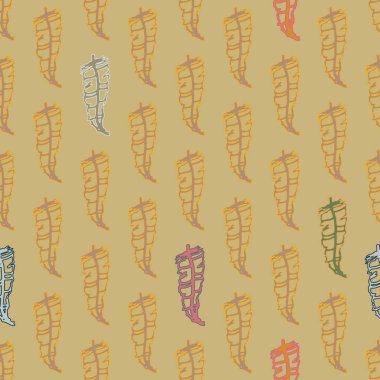 Tüyler, vektör çizim ile zemin 