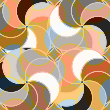 soyut geometrik renk desenli vektör çizimi